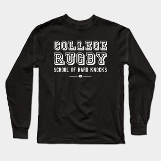 College Rugby Player Long Sleeve T-Shirt